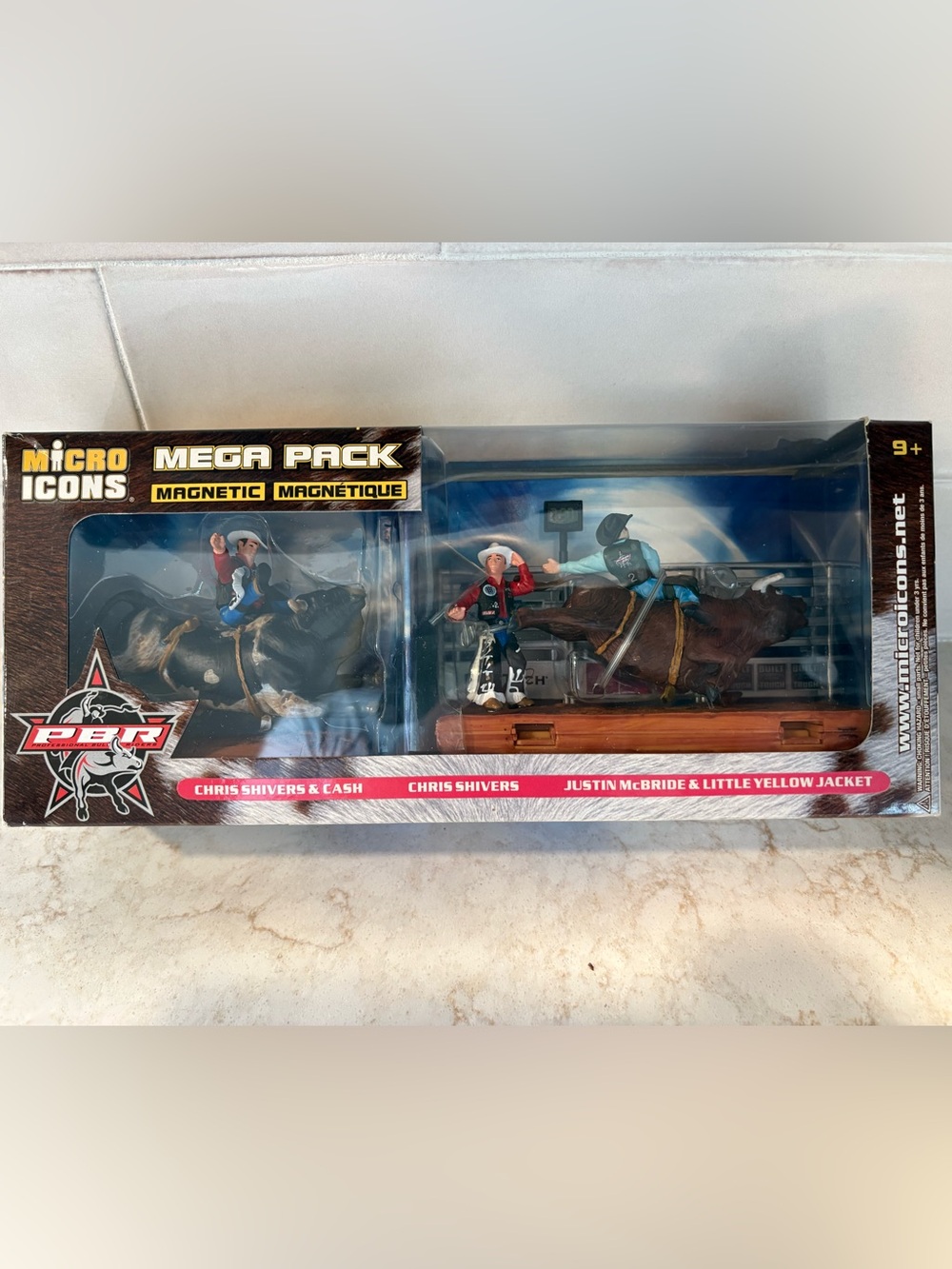 2004 PBR Micro Icons Mega Pack  Chris Shivers Justin McBride NOS Sealed Vintage